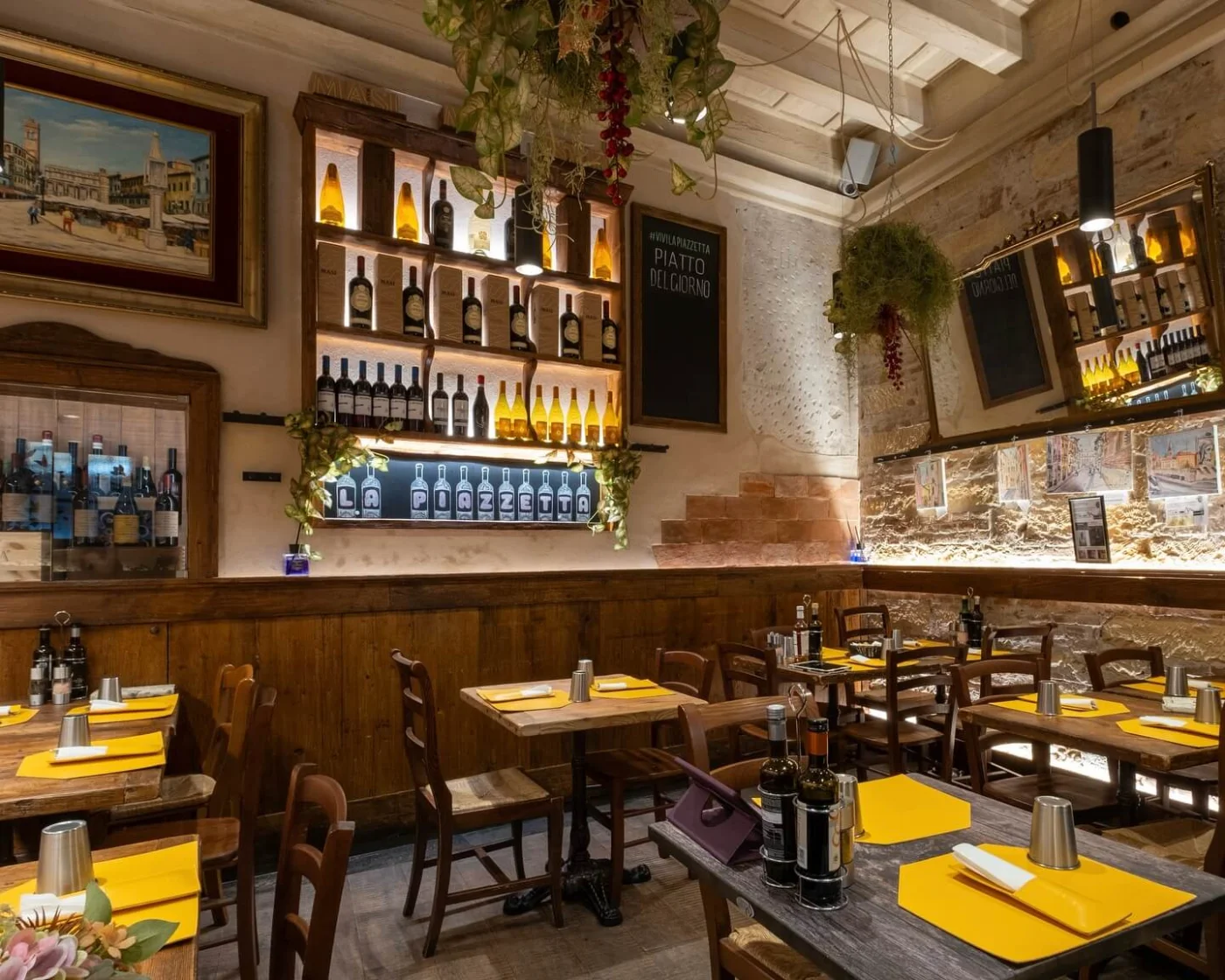 Atmosfera del ristorante La Piazzetta